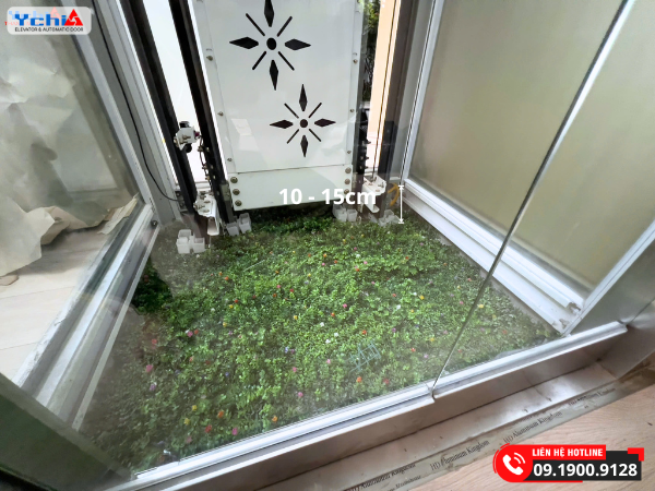 Thang máy Hố Pit nông được sản xuất, lắp đặt bởi Ychilift