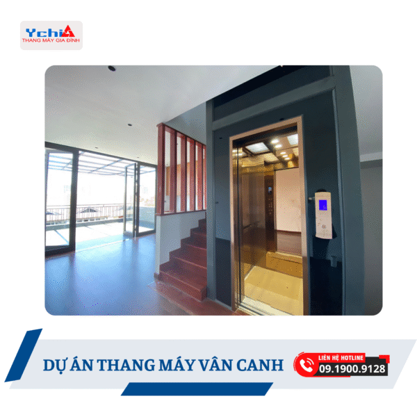 Tổng thể thang máy tại Vân Canh, Hoài Đức, Hà Nội