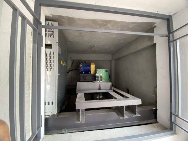 Phòng máy của dự án thang máy do Ychilift thực hiện