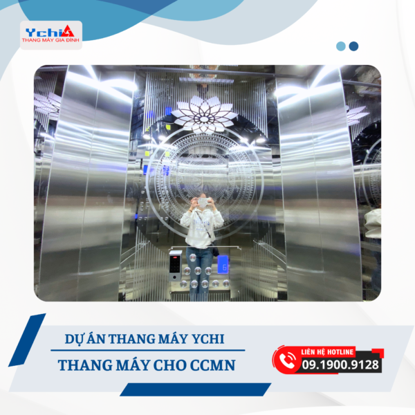 Dự án thang máy Xuân Đỉnh được Ychi sử dụng động cơ hàng đầu