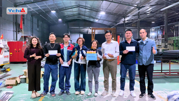 Thang máy Ychi chúc mừng các thành viên có sinh nhật quý I/2026