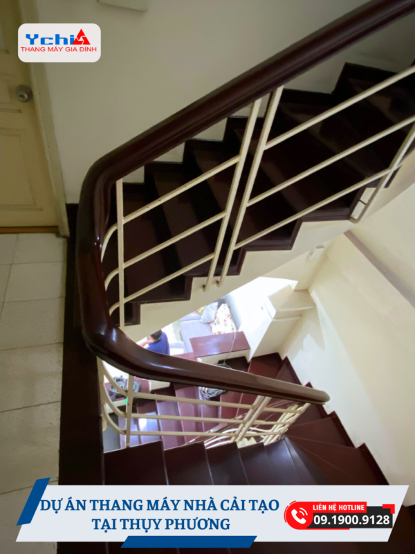 Cận cảnh công trình nhà cải tạo của Thang máy Ychi