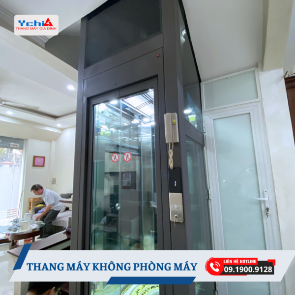 Dự án thang máy không phòng máy cho nhà cải tạo của Ychilift